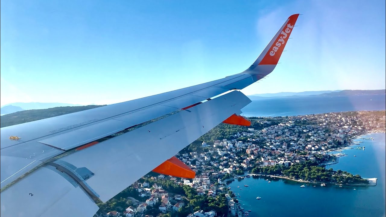 [4K] SCENIC Split Landing | SPU | EasyJet | A320neo