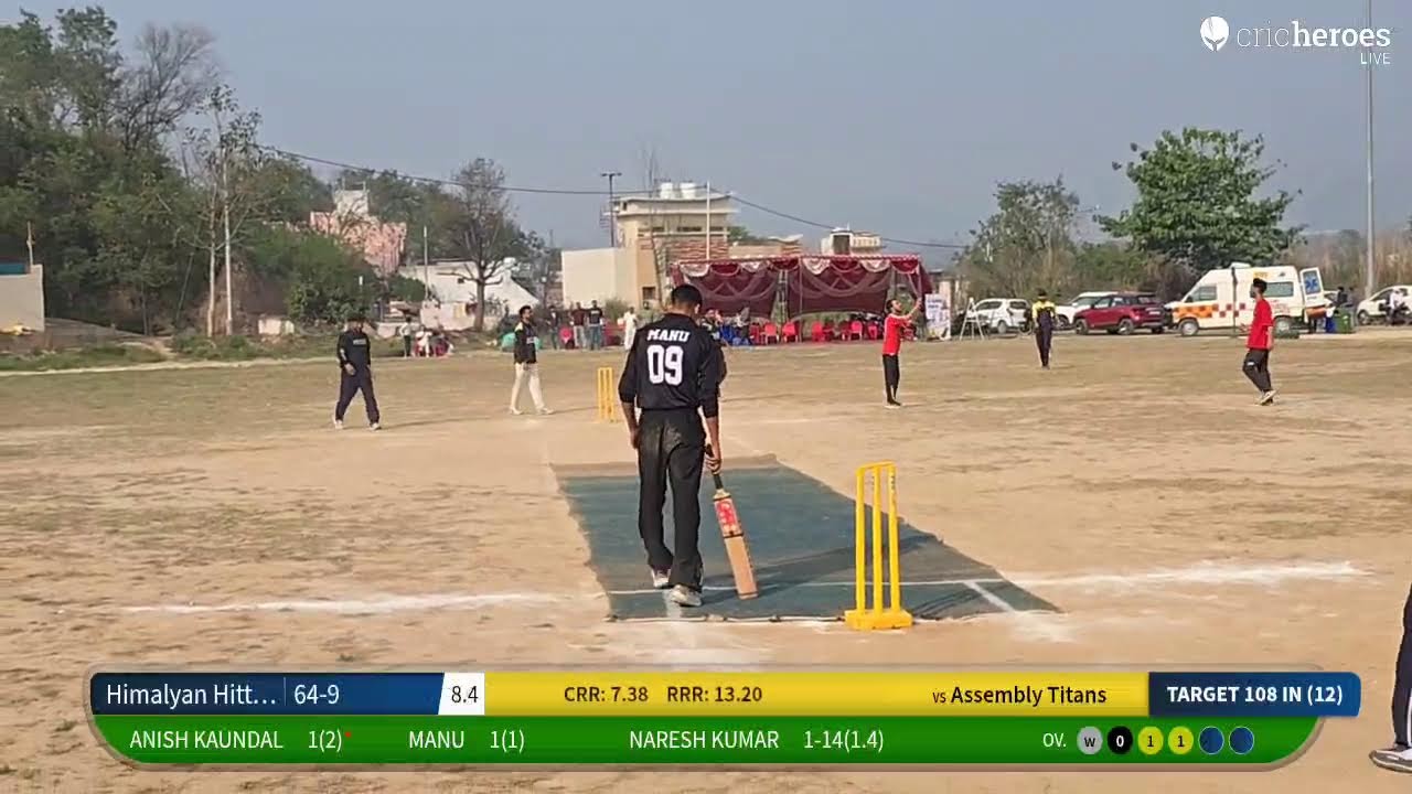 Assembly Titans vs Himalyan Hitters live cricket match | TVS Premier League Season 10 live - Bhatian