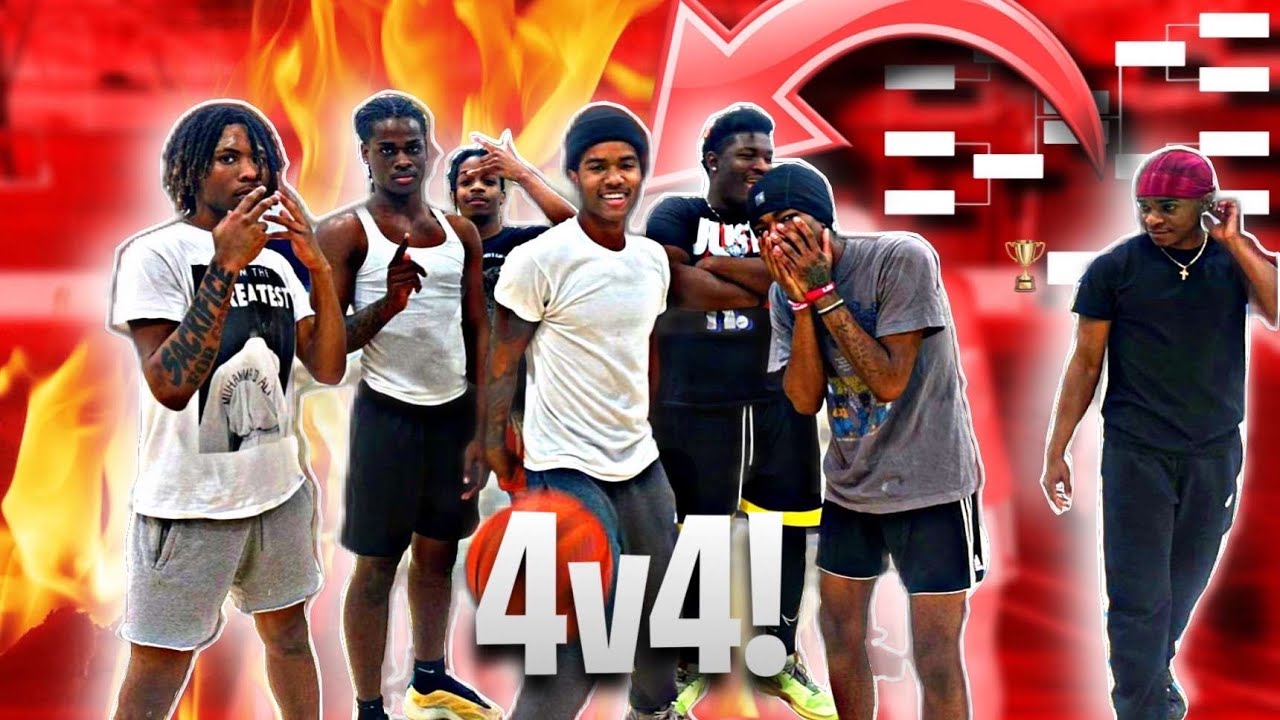 Intense 4v4 Basketball Game TURNS into HEATED Arguments!🏀 First YouTube video✅