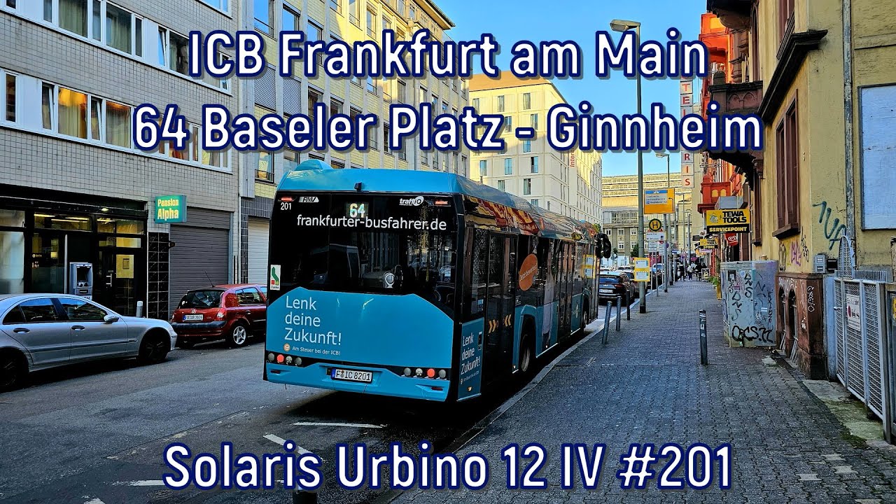 ICB Frankfurt am Main - Linie 64, Solaris Urbino 12 IV #201