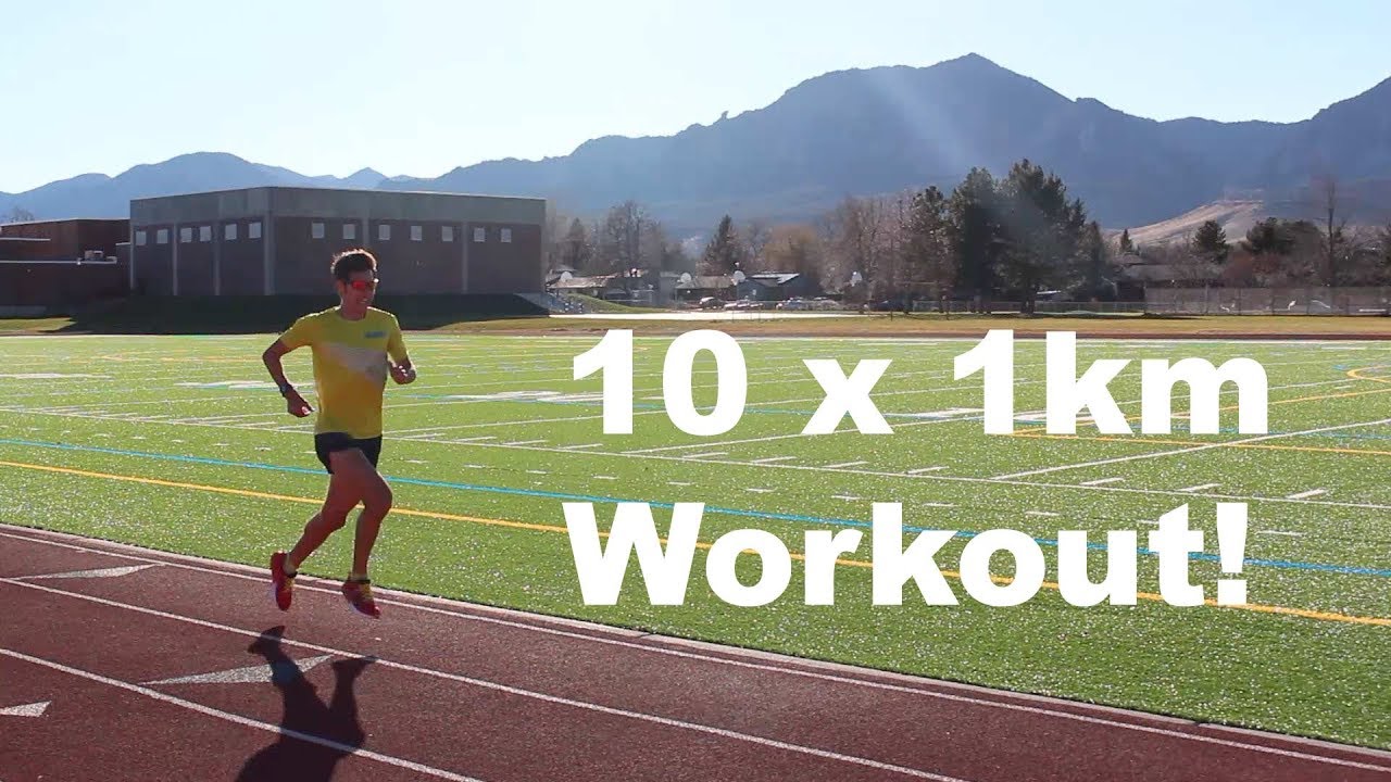 10 x 1km LT Workout | Sage Canaday Training for a sub 2:19 Marathon