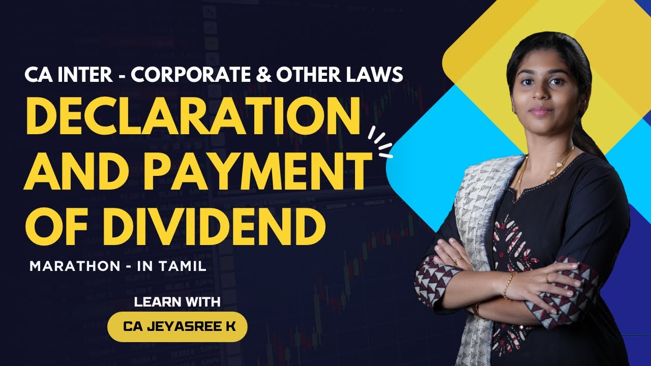 CA INTER | CORPORATE & OTHER LAWS | DIVIDEND | MARATHON | CA JEYASREE K |