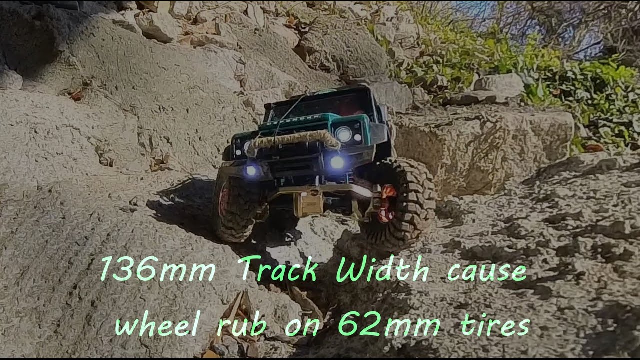 Will 10mm wheel spacer cause tire rub using a 62mm tire Traxxas TRX4m