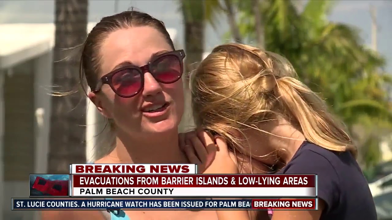 Evacuations from Barrier Islands and low-lying areas