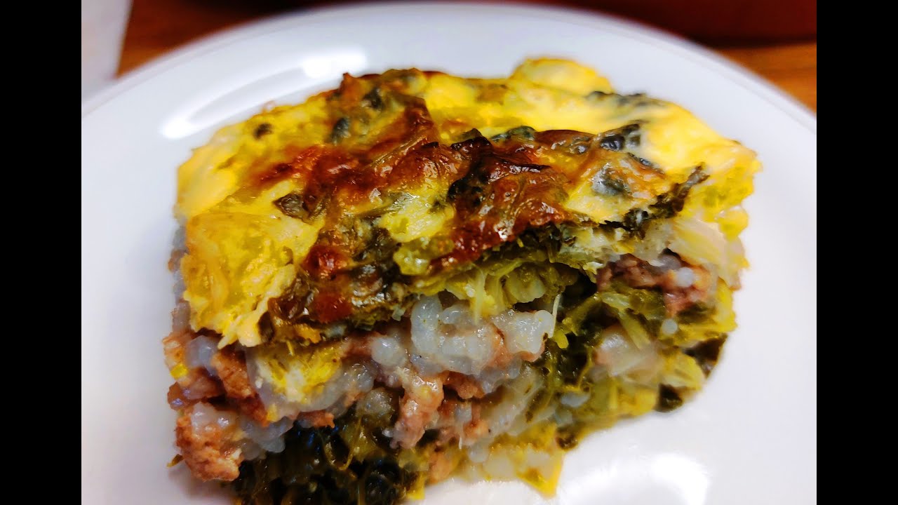 KAKO NAPRAVITI MUSAKU OD KELJA - HOW  TO MAKE KALE MOUSSAKA
