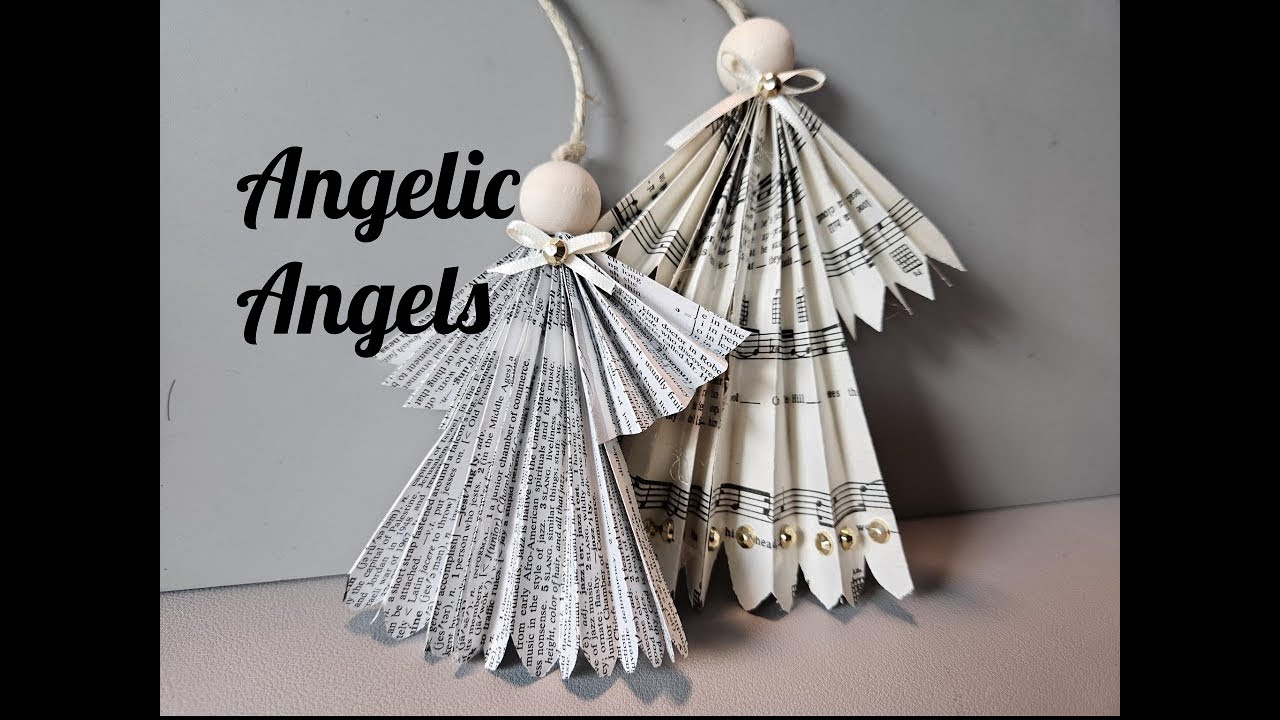 Angelic Angels, Paper folded angel, Christmas