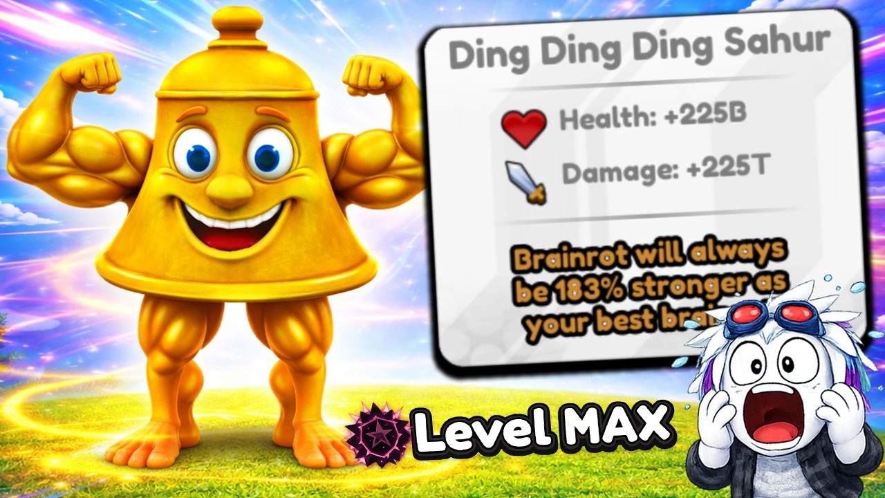 МАКСИМАЛЬНАЯ ЭВОЛЮЦИЯ Ding Ding Ding Sahur И ДРУГИХ БРЕЙНРОТОВ 47 ОБНОВЛЕНИЯ в Brainrot Evolution