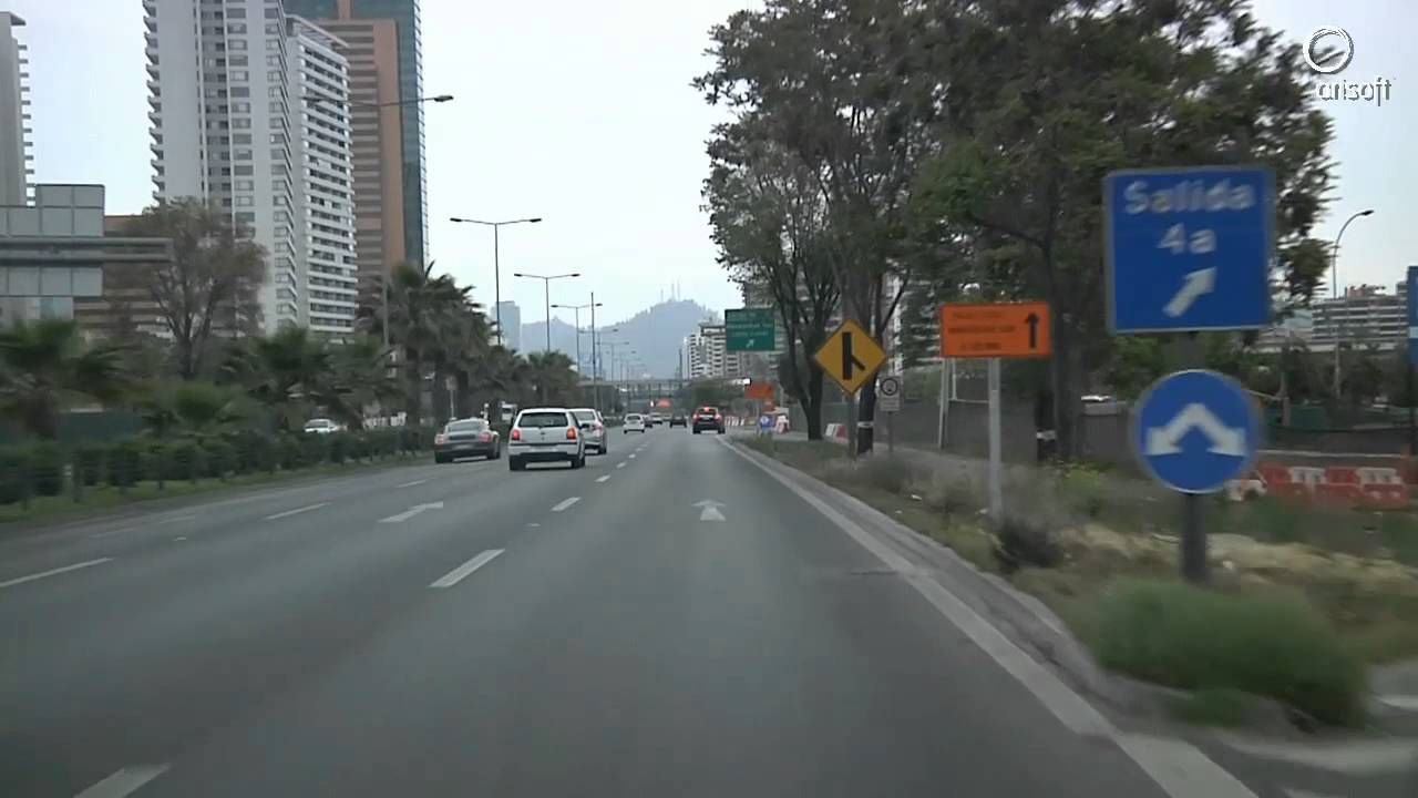 Transito Chile. Viraje en U y rotondas.