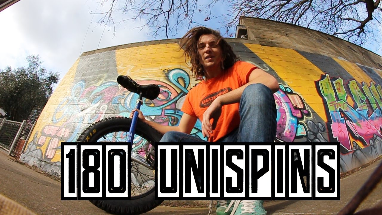 Hippo Unicycles :: Trick Tips :: 180 Unispin
