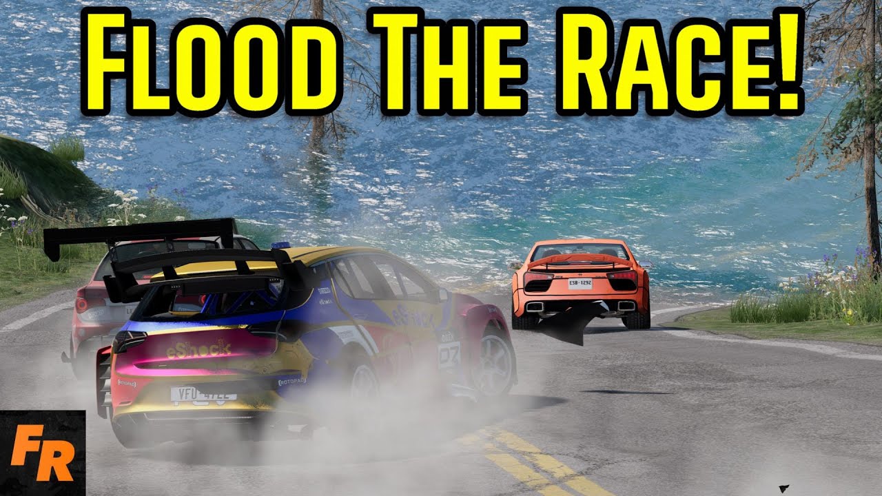 Flood The Race - BeamNG Drive Multiplayer
