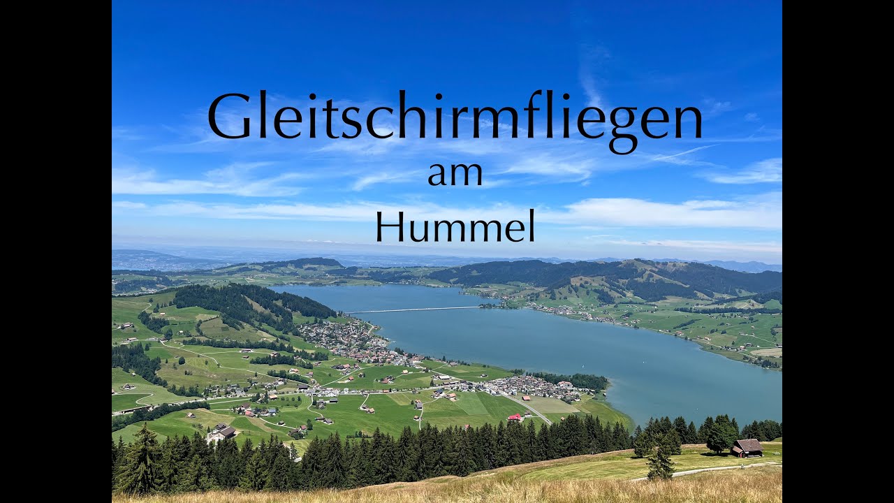 Gleitschirmfliegen am Hummel 11 07 2022   HD 1080p
