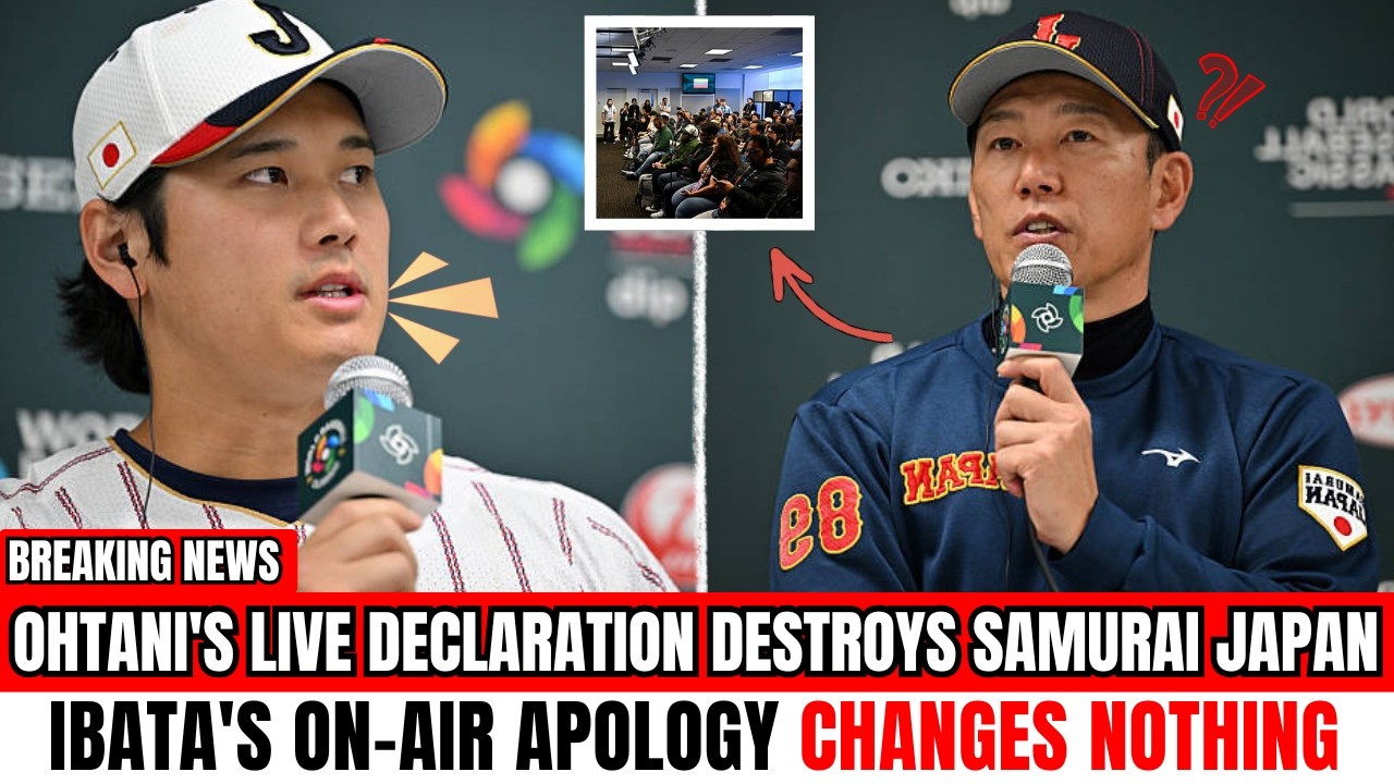 URGENT: Ibata's Public Breakdown Triggers Ohtani's Announcement That Ends An Era Forever