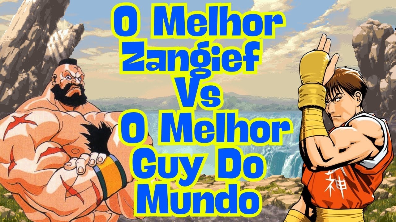 💥O Dia Em Que O Melhor Zangief Do Mundo Enfrentou O Melhor Guy - Street Fighter Alpha 2