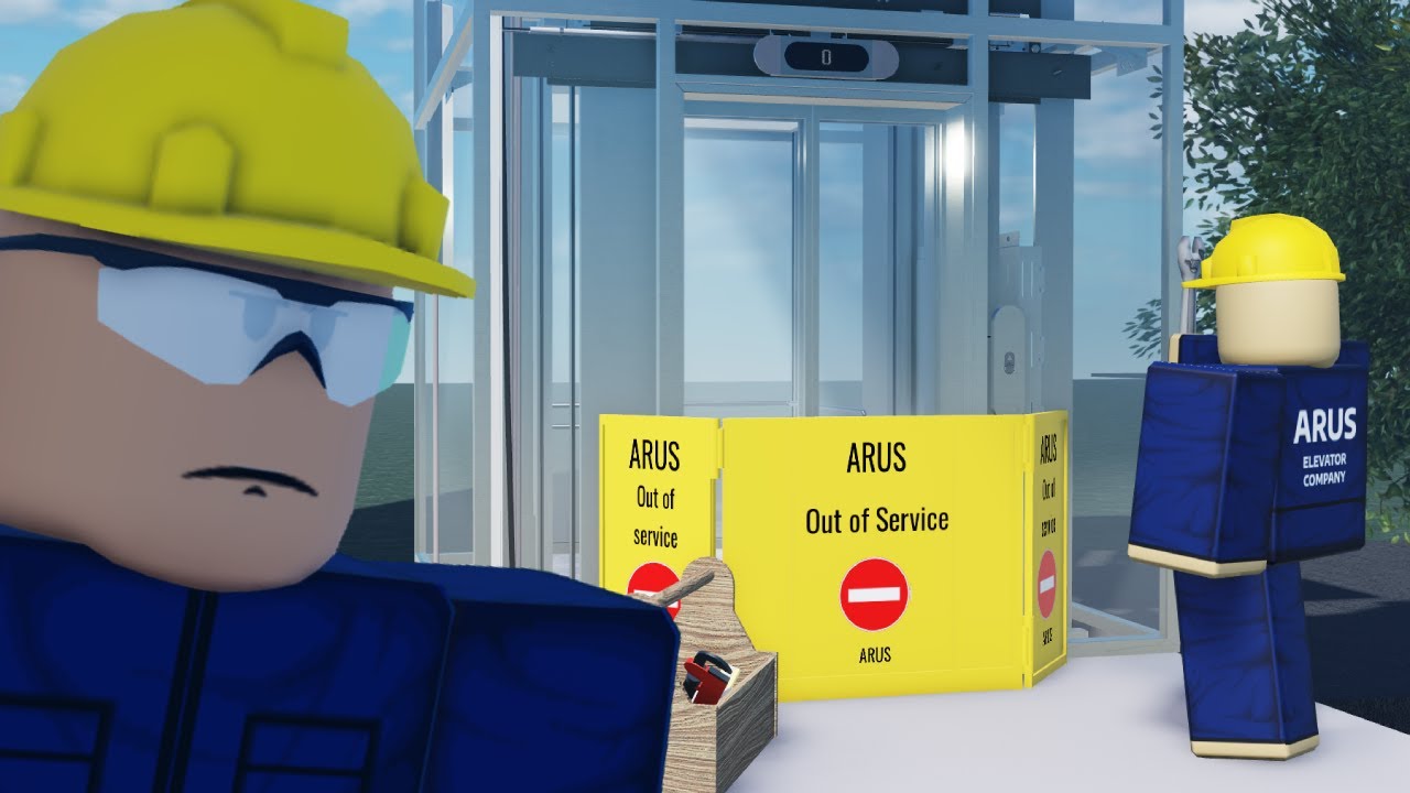Kapısı Erken Açılan ASANSÖRÜ Tamir Ettim! ROBLOX