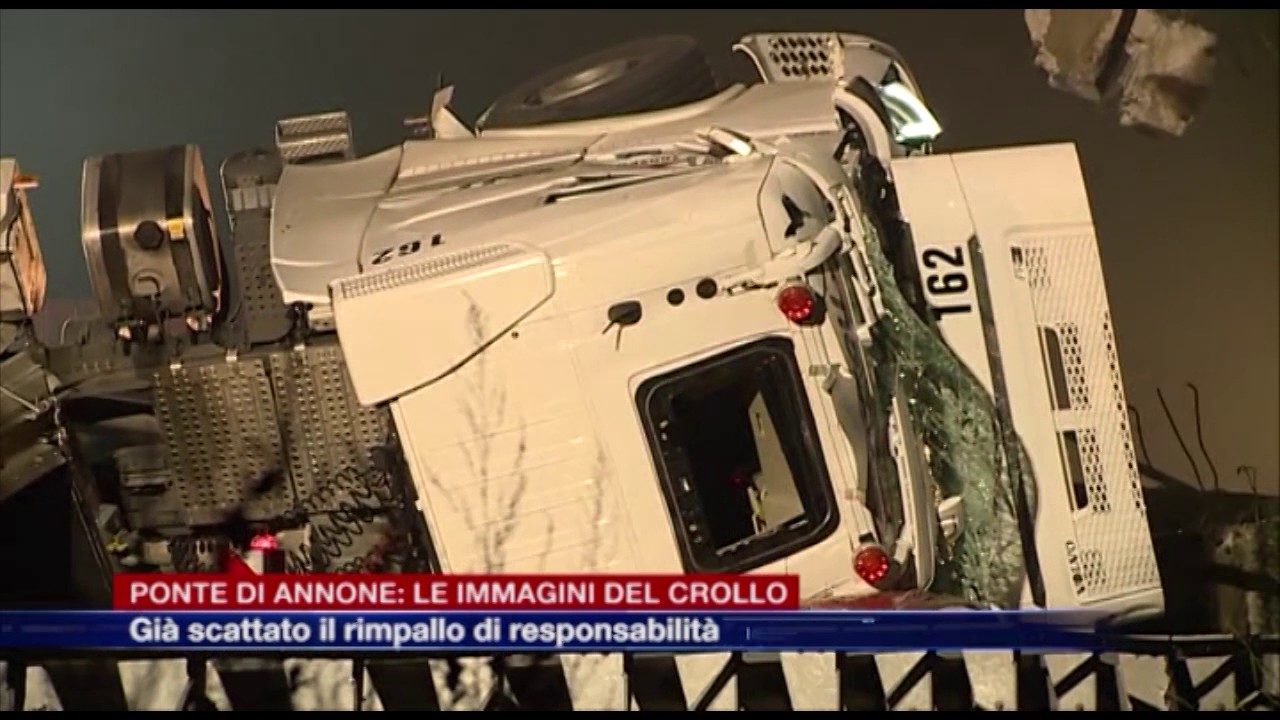 Etg - Crollo del ponte a Annone Brianza, i rimpallo di responsabilità tra Provincia di Lecco e Anas