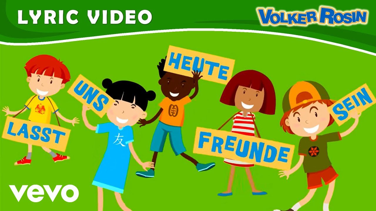 Volker Rosin, Anna-Maria Zimmermann - Lasst uns heute Freunde sein (Lyric Video)