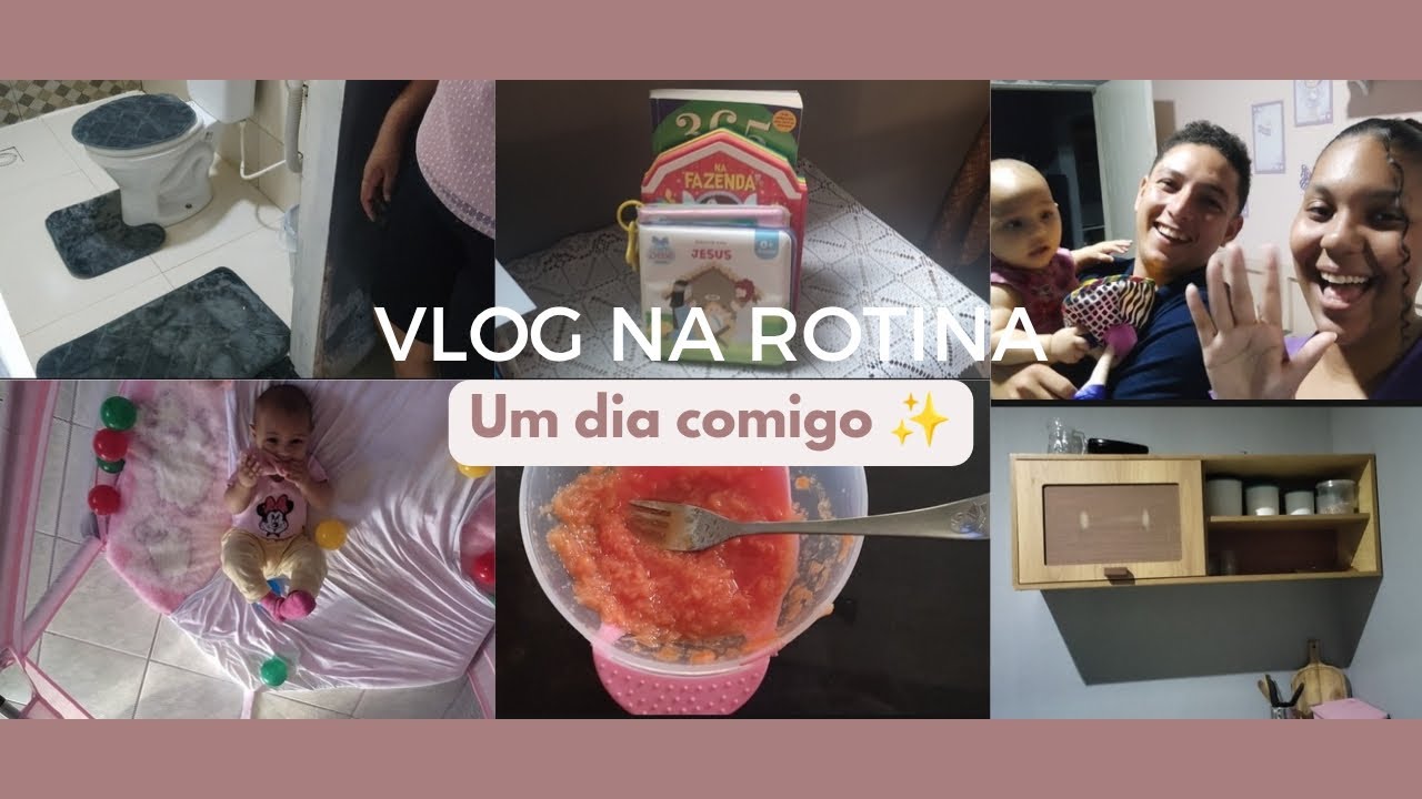 UM DIA COMIGO: rotina de organização da casa, desafio na introdução alimentar, lavei o banheiro ✨