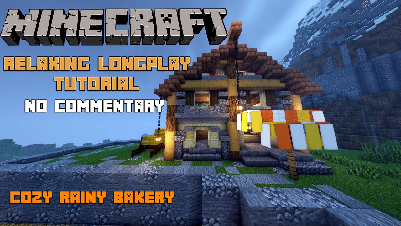 Cozy rainy bakery. Relaxing longplay tutorial (no commentary)