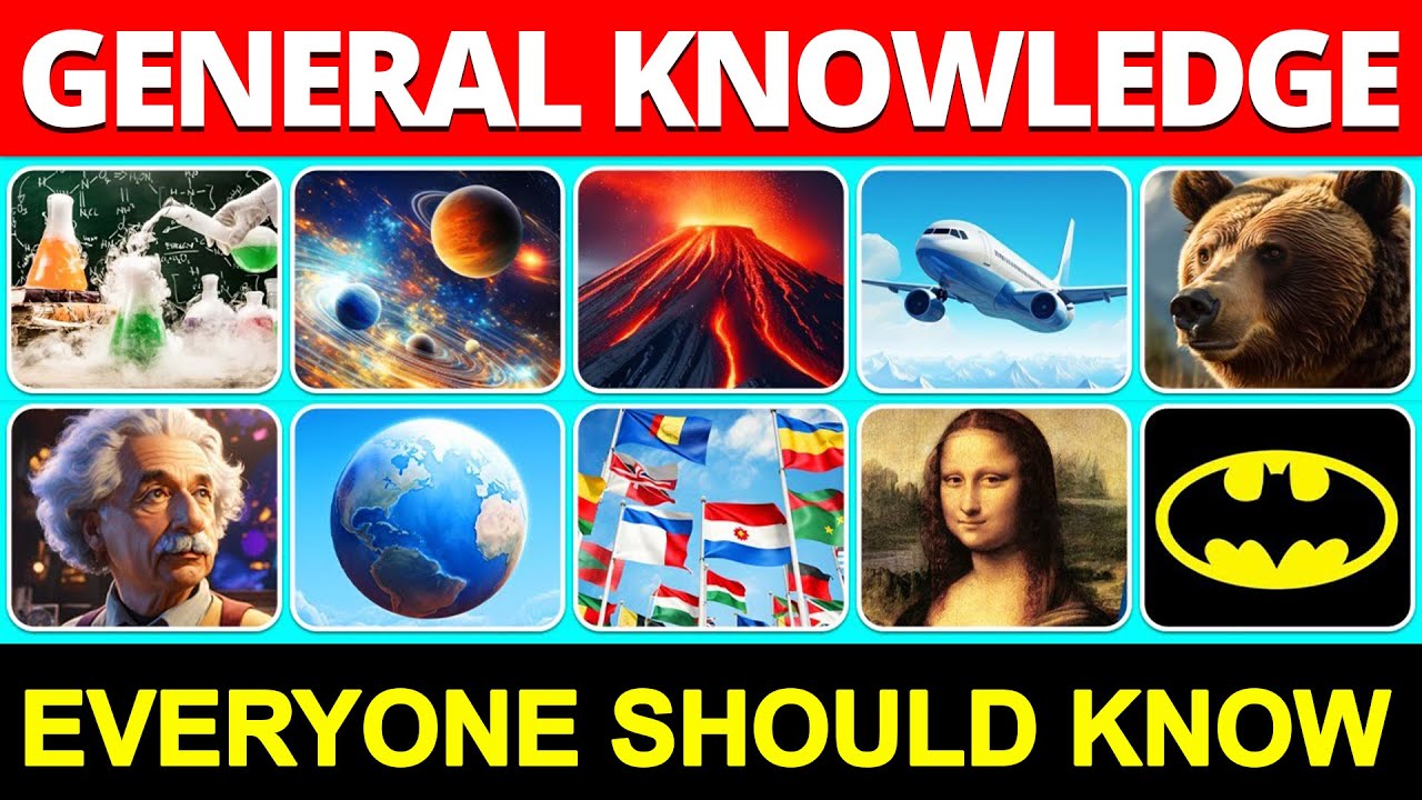 General Knowledge Trivia Quiz! 🎯 | 100 Questions EVERYONE Should Know!