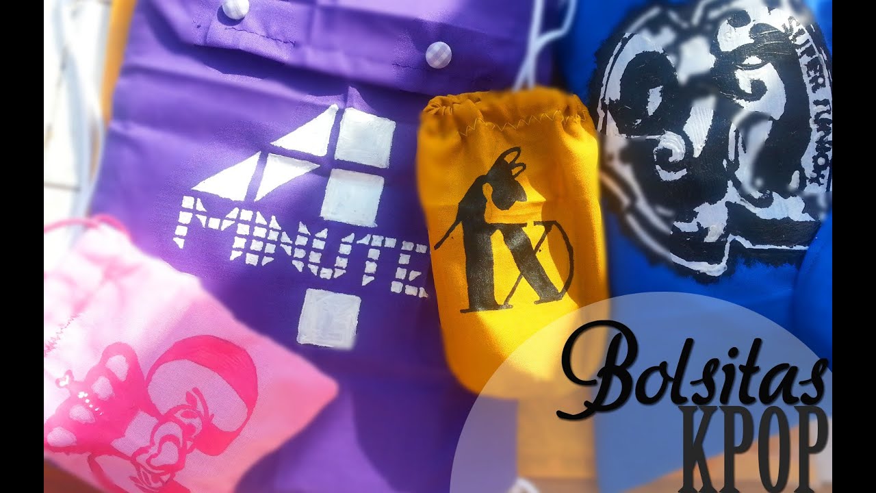 DIY: Bolsitas kpop // Kpop Bags ~
