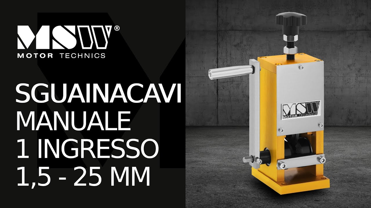 Sguainacavi MSW Motor Technics MSW-WS-006 | Presentazione del prodotto