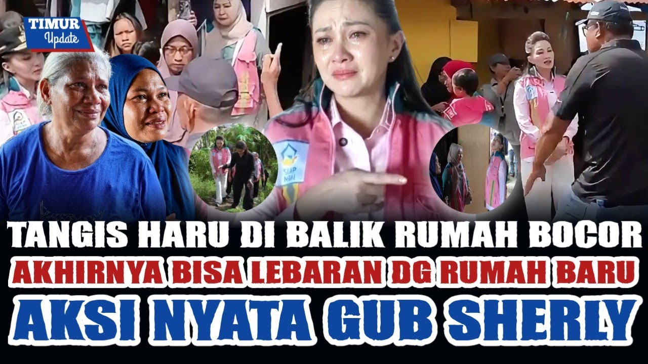 MIR1S! DIABAIKAN PEMERINTAH SELAMA INI? BUB SHERLY MENEMBUS PELOSOK DEMI BANGUN RUMAH WARGA MISKIN!
