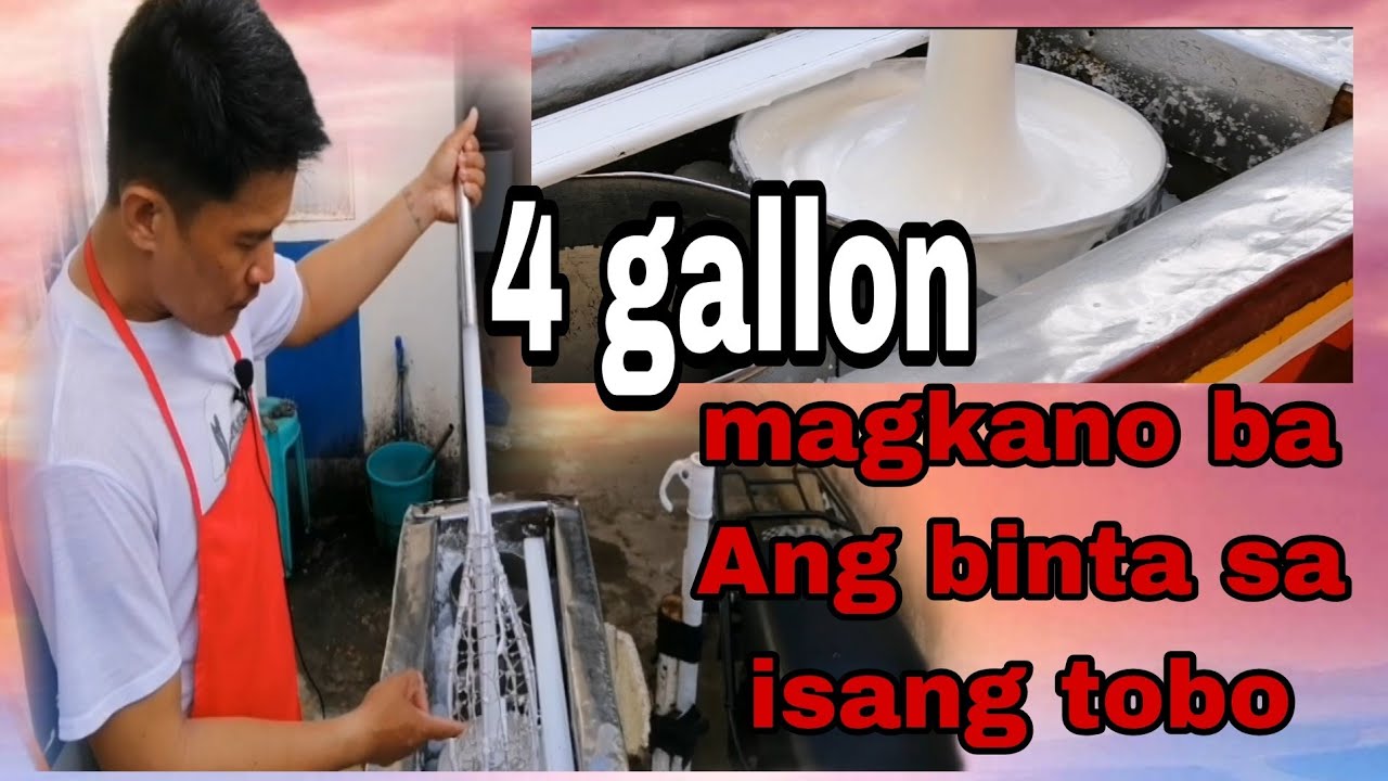isang tobo 4 gallon ang laman magkano pag mabinta alamin