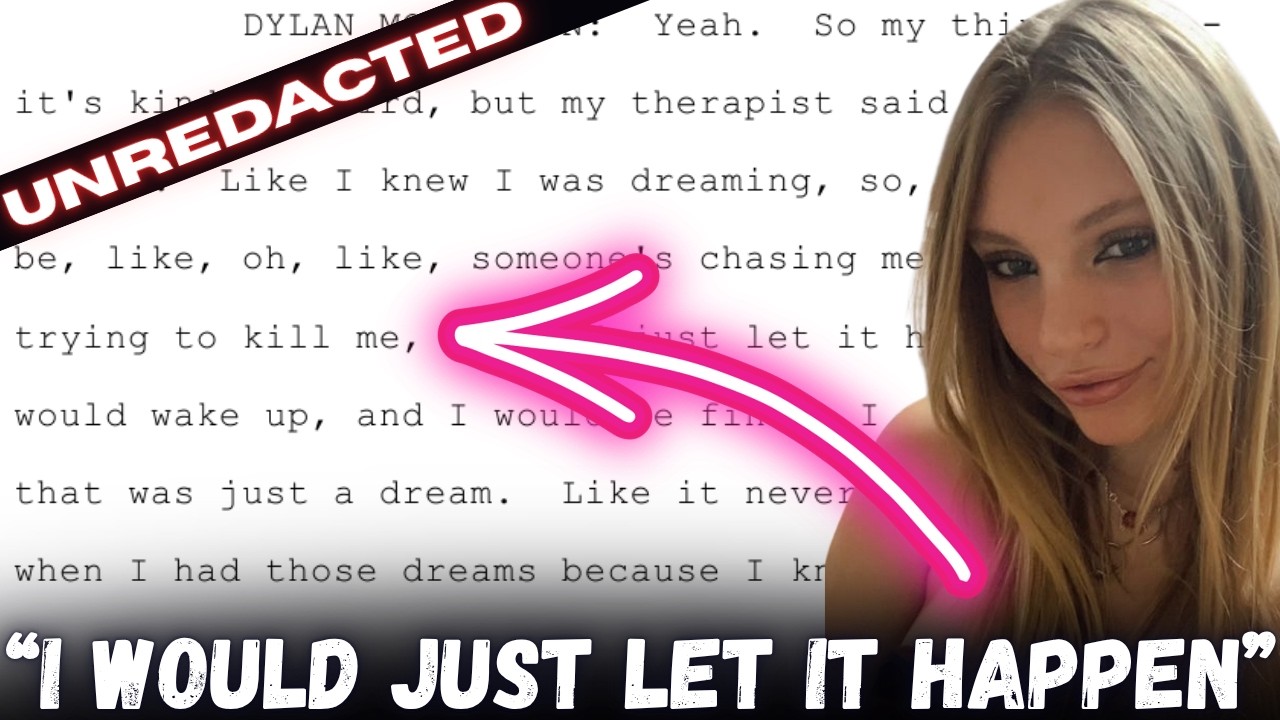 🚨Dylan Mortensen Describes to Police How She ALLOWS Herself to be KILLED in Her Lucid Dreams #clip