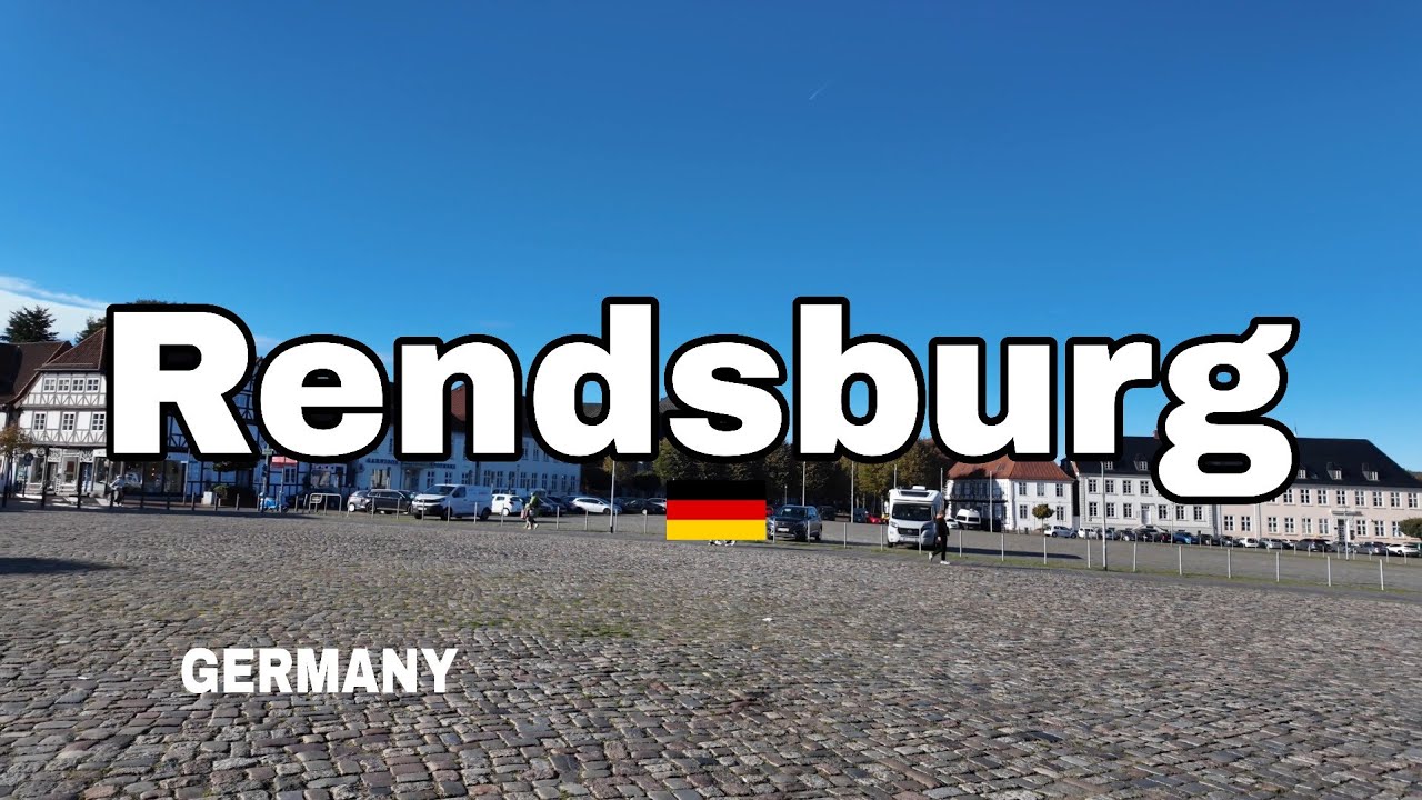 Rendsburg, Germany 🇩🇪 Walking Tour | 4K 60FPS | Exploring the Historic Canal City