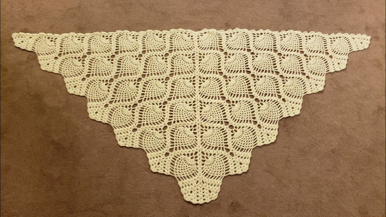 Part 1 - The Pineapple Shawl - Crochet Tutorial!