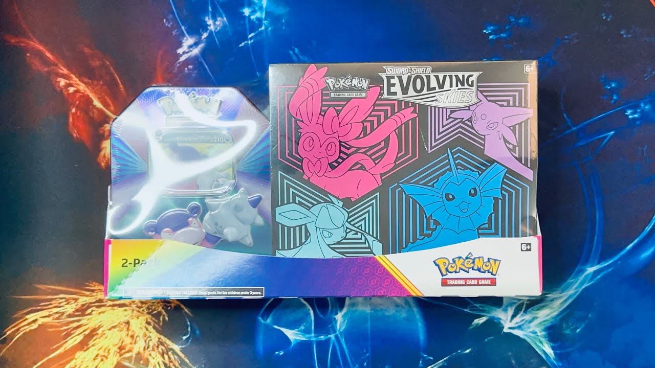 Opened a 2nd Pokemon Evolving Skies 2-Pack from Costco ASMR (No Talking)