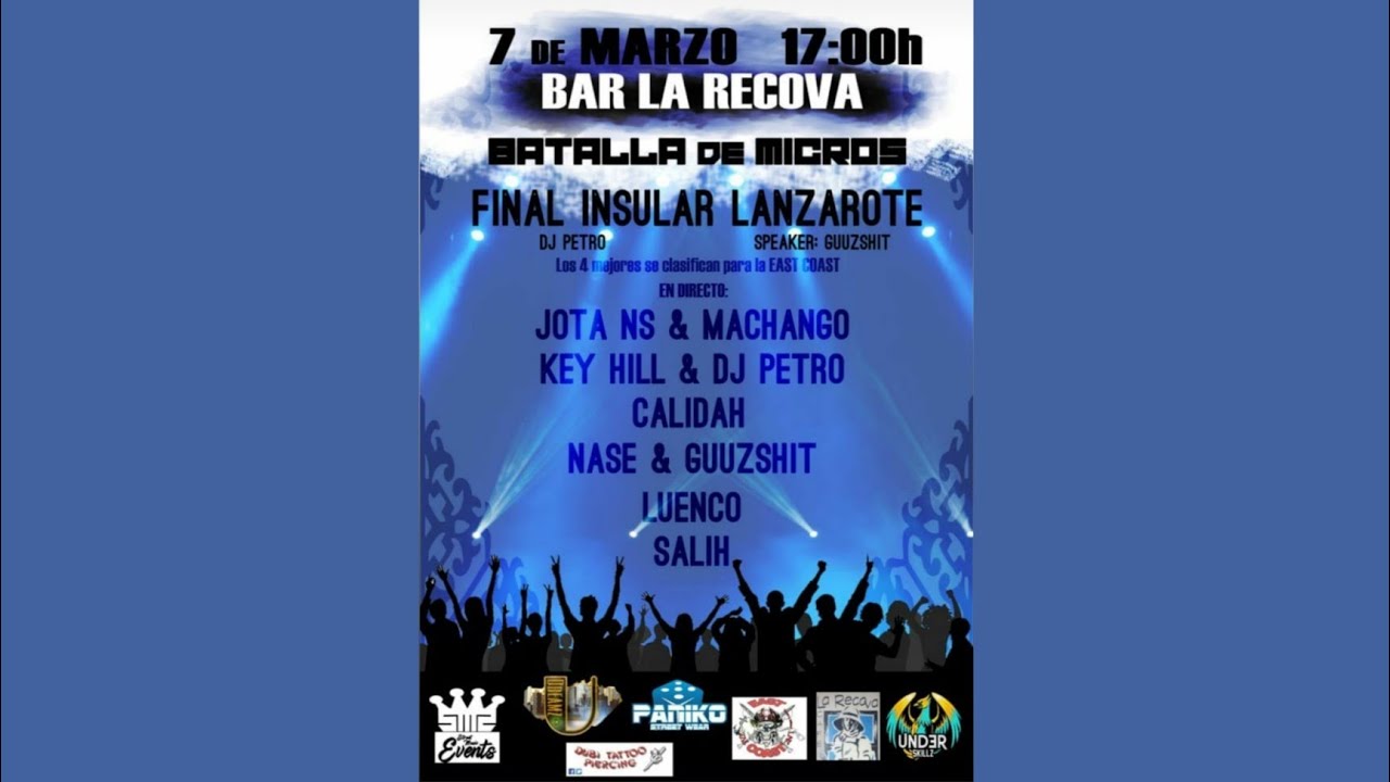 Conciertos Live FINAL INSULAR  Lanzarote 2020