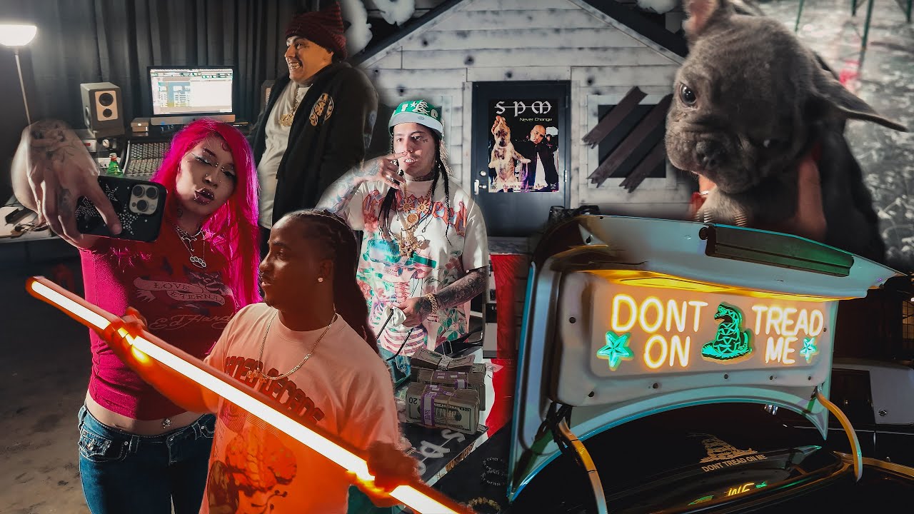 SPM снимает новый клип на песню Puppy + Peso Peso в Dope House! #dhrvlog