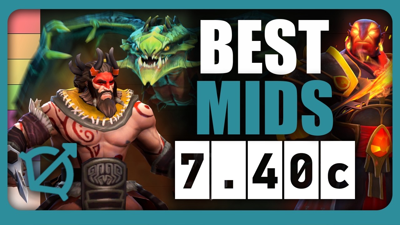 The meta mid heroes ranked | 7.40c Dota 2 MID LANE TIER LIST