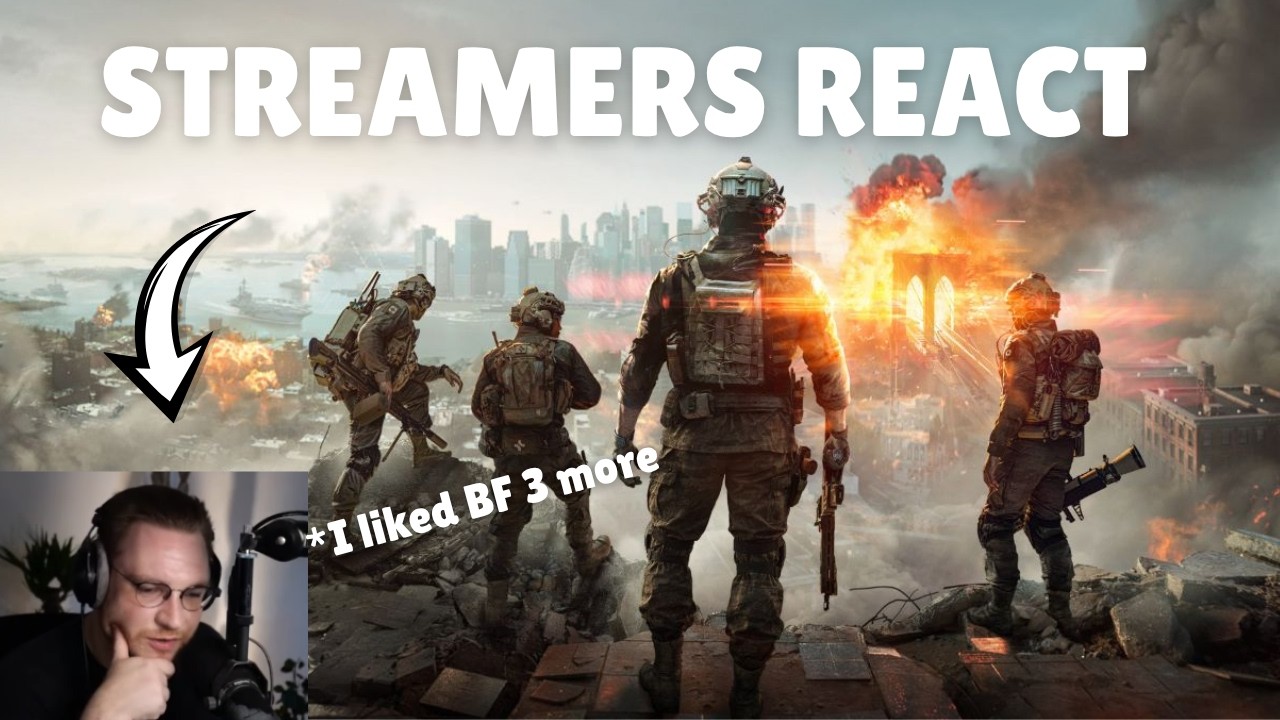 Twitch Streamers React To the Battlefield 6 Trailer