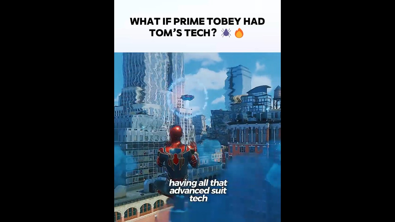 Miles Asked What Would Happen If Tobey Had Tom&rsquo;s Spider-Man Tech 😳-Marvel's Spider-Man 2  #spiderman
