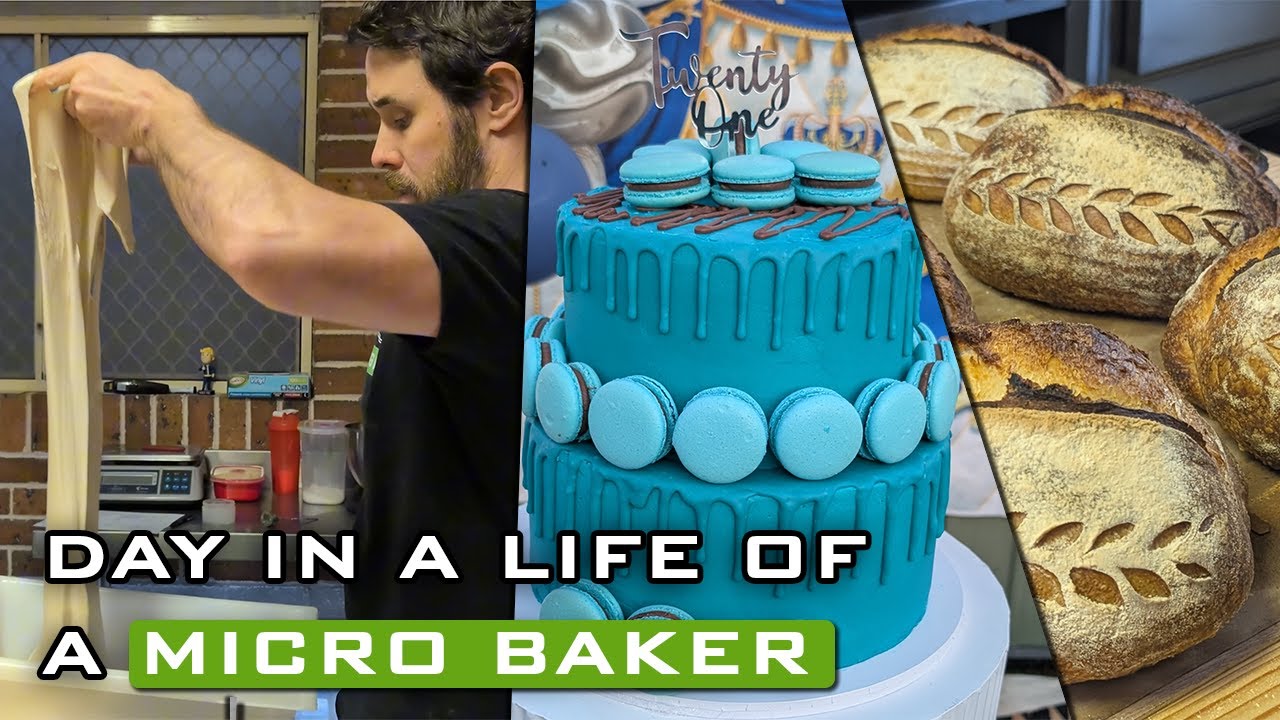 Sourdough, Macarons & Birthday Cake Baking | Come Bake With Me in My Micro Bakery #2