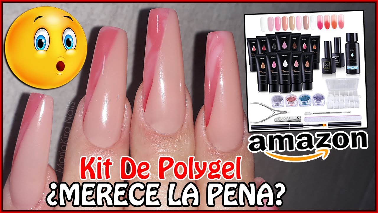 Probando Kit De POLYGEL De AMAZON | OhuhuBeauty ✨