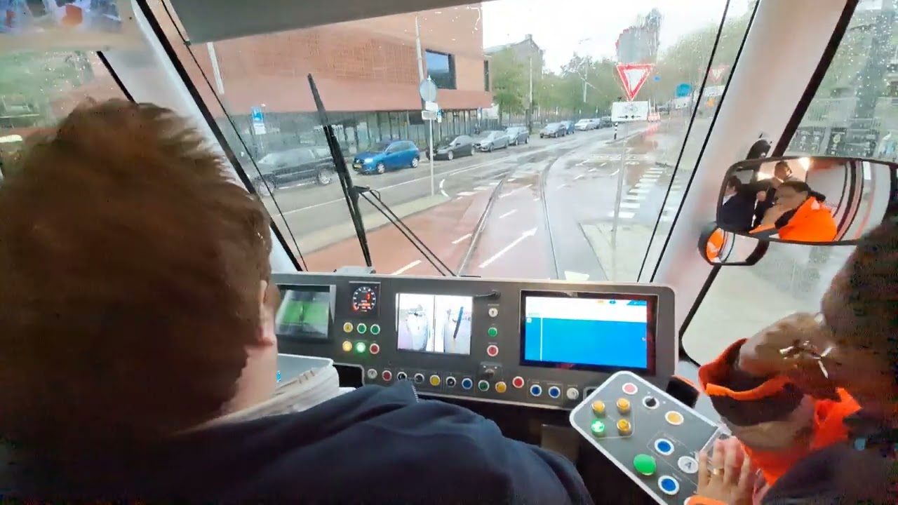 I might have been driving a tram through Amsterdam