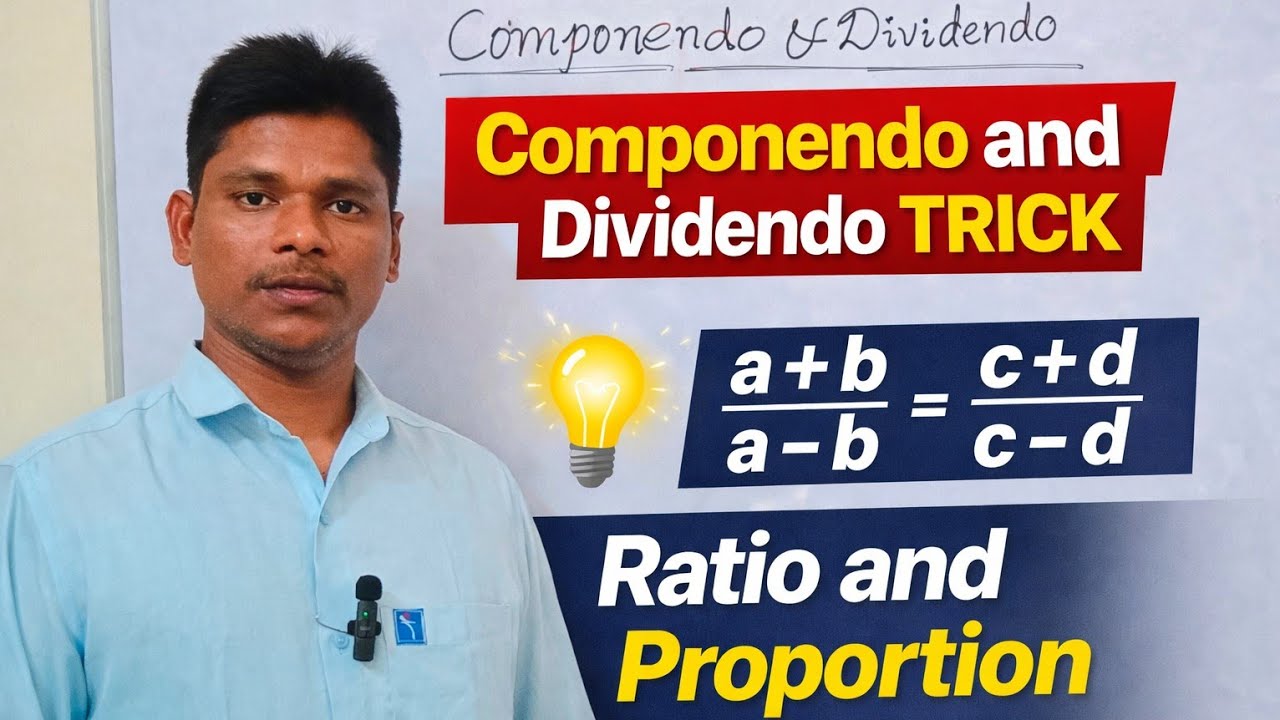 Ratio &Proportion / Componendo and dividendo Trick #easymathtalks 