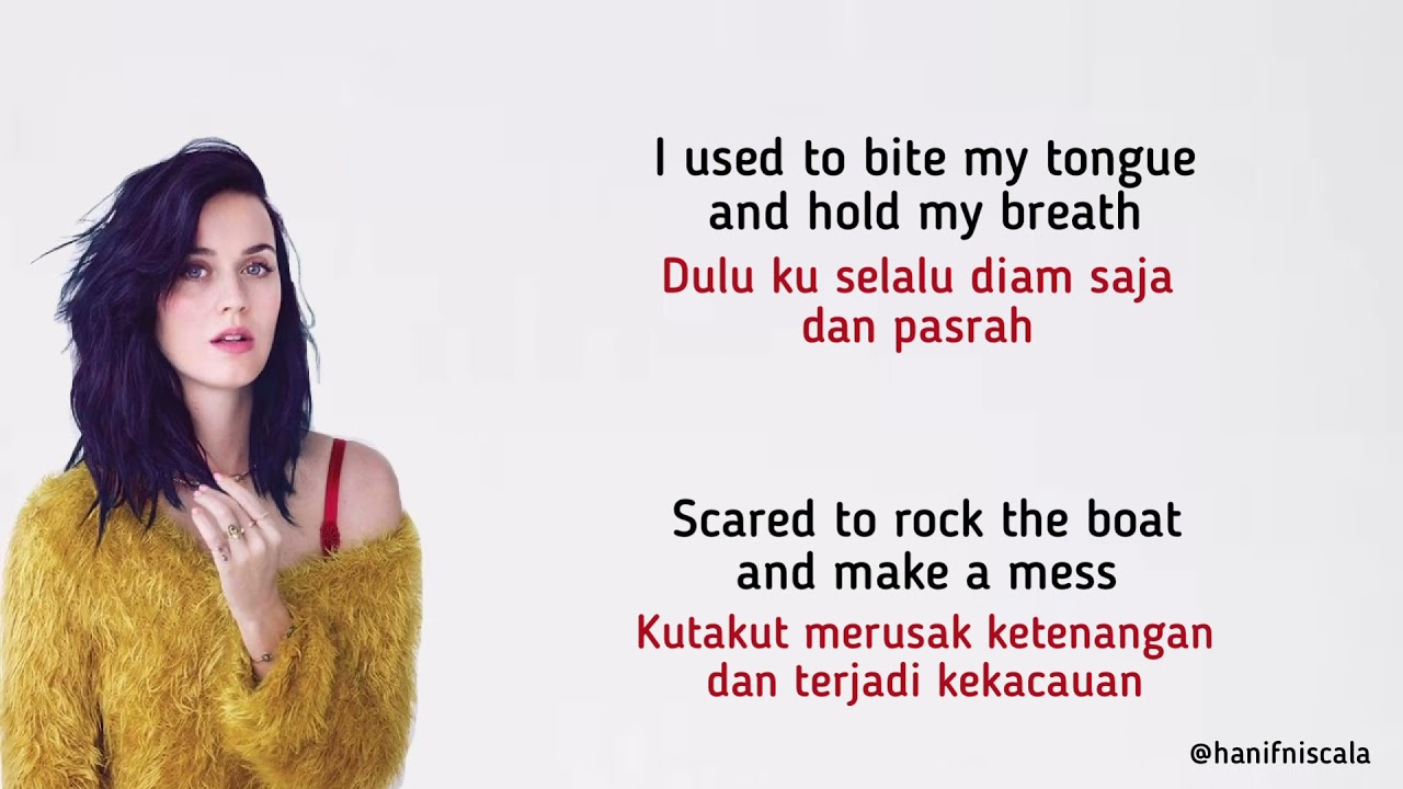 Katy Perry - Roar | Lirik Terjemahan