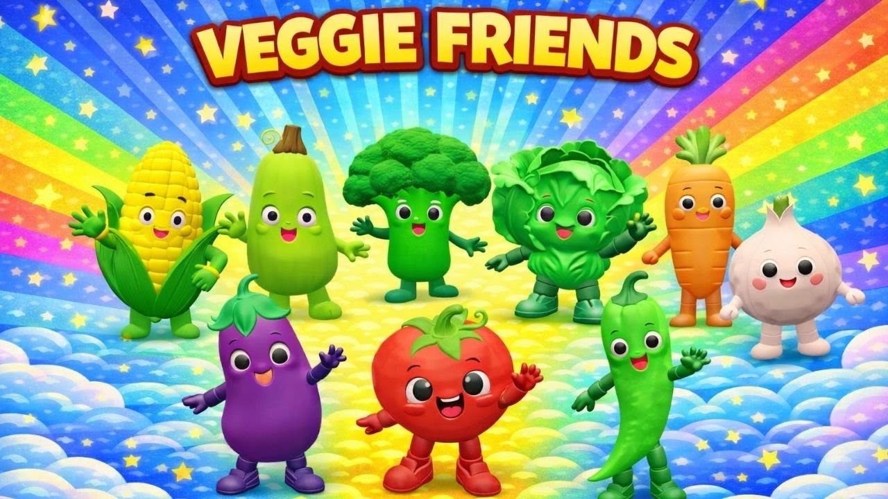Learning Vegetables - Vegetables For Kids, Educational & Fun Kids Animation