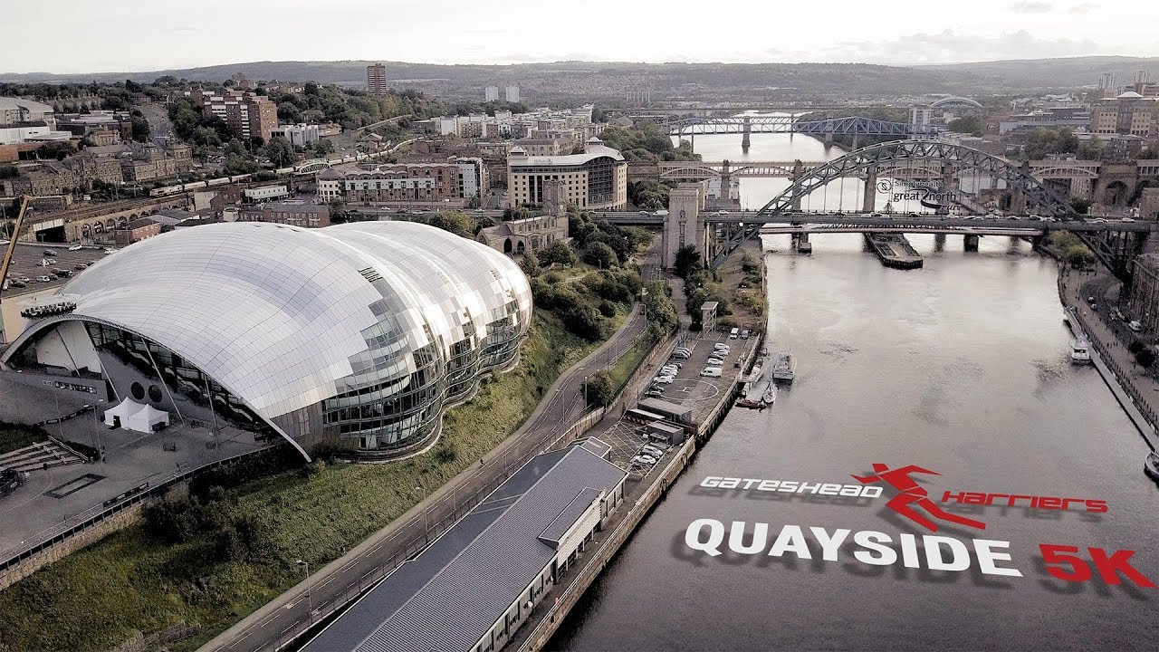 Gateshead Quayside 5K Race - extended cut