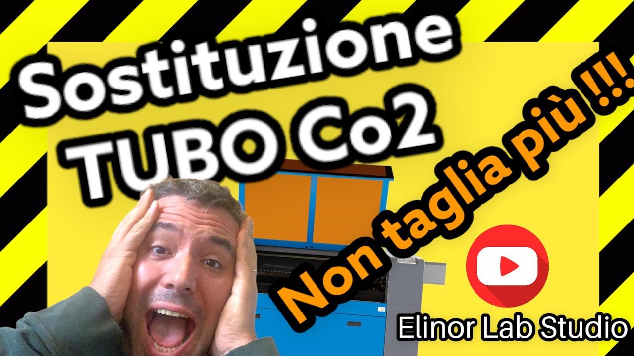 INCISORE LASER:  SOSTITUIAMO INSIEME IL TUBO CO2