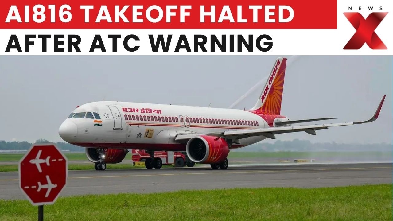 Air India Flight AI816 Aborts Takeoff at Mumbai After ATC Alert, Major Mishap Averted | NewsX