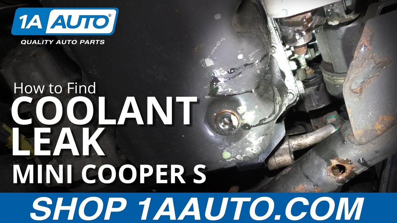 How to Find Coolant Leak 07-13 Mini Cooper S
