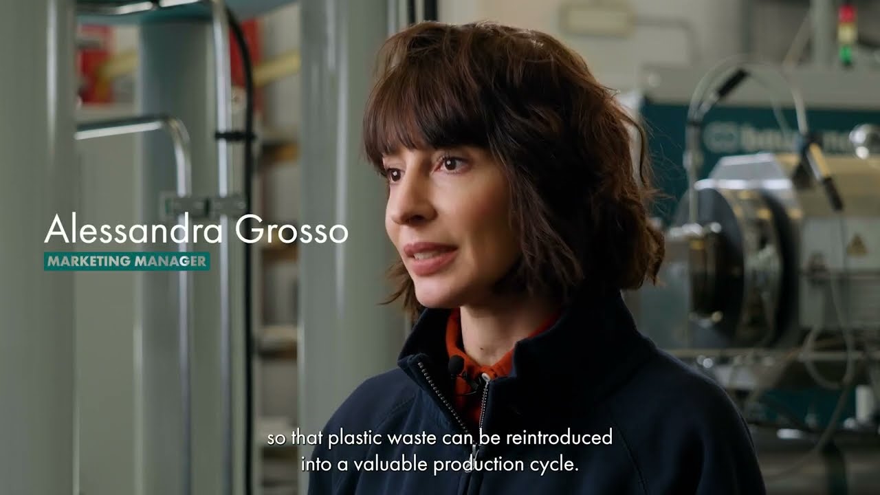 Re-cycling polluted or non-homogeneous plasticwaste materials