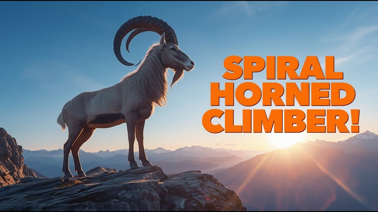 🌀 Markhor: The Spiral-Horned Mountain Climber! 🐐⛰️