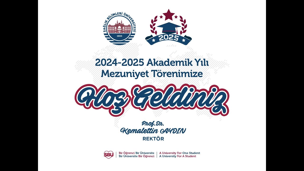 SAĞLIK BİLİMLERİ ÜNİVERSİTESİ 2024-2025 AKADEMİK YILI MEZUNİYET TÖRENİ