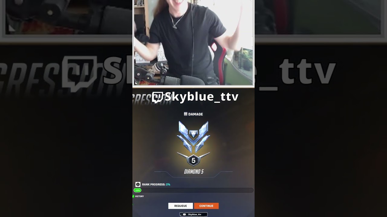 When you finally get out of Elo Hell #overwatch2 #ow2 #overwatch2funnymoments #overwatch2funny